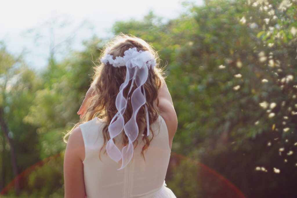 vestido comunión niña